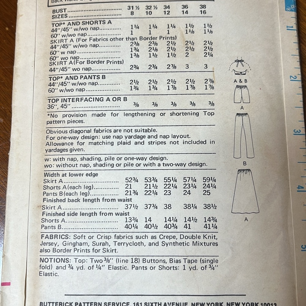 Vintage Butterick #6702 Size 10 UNCUT Pattern - Picture 9 of 11